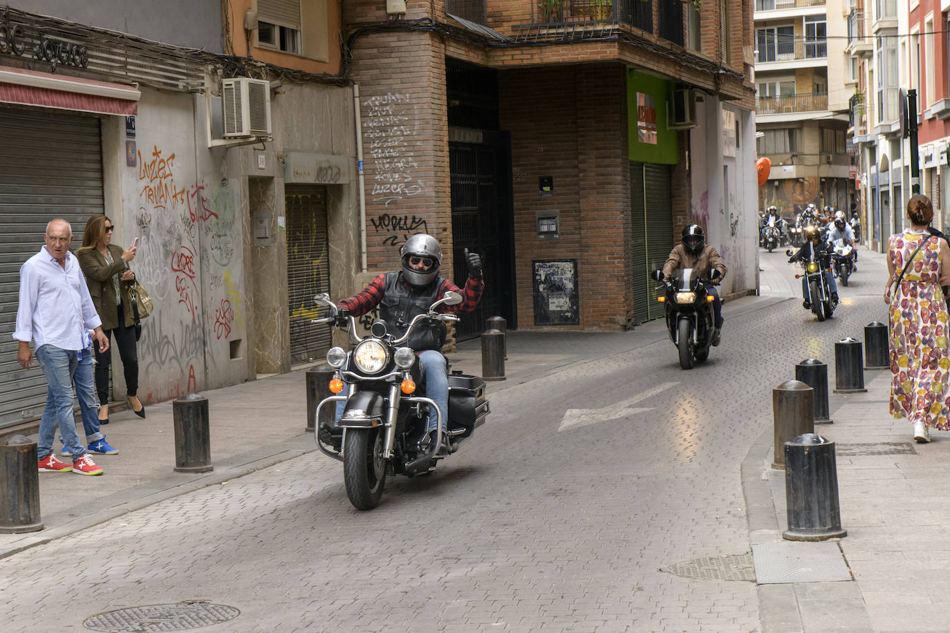 Las imágenes de la concentración de moteros en Santa Eulalia