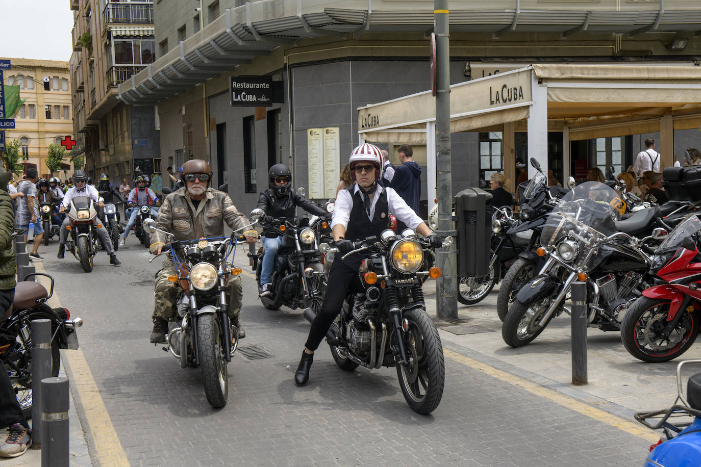 Las imágenes de la concentración de moteros en Santa Eulalia