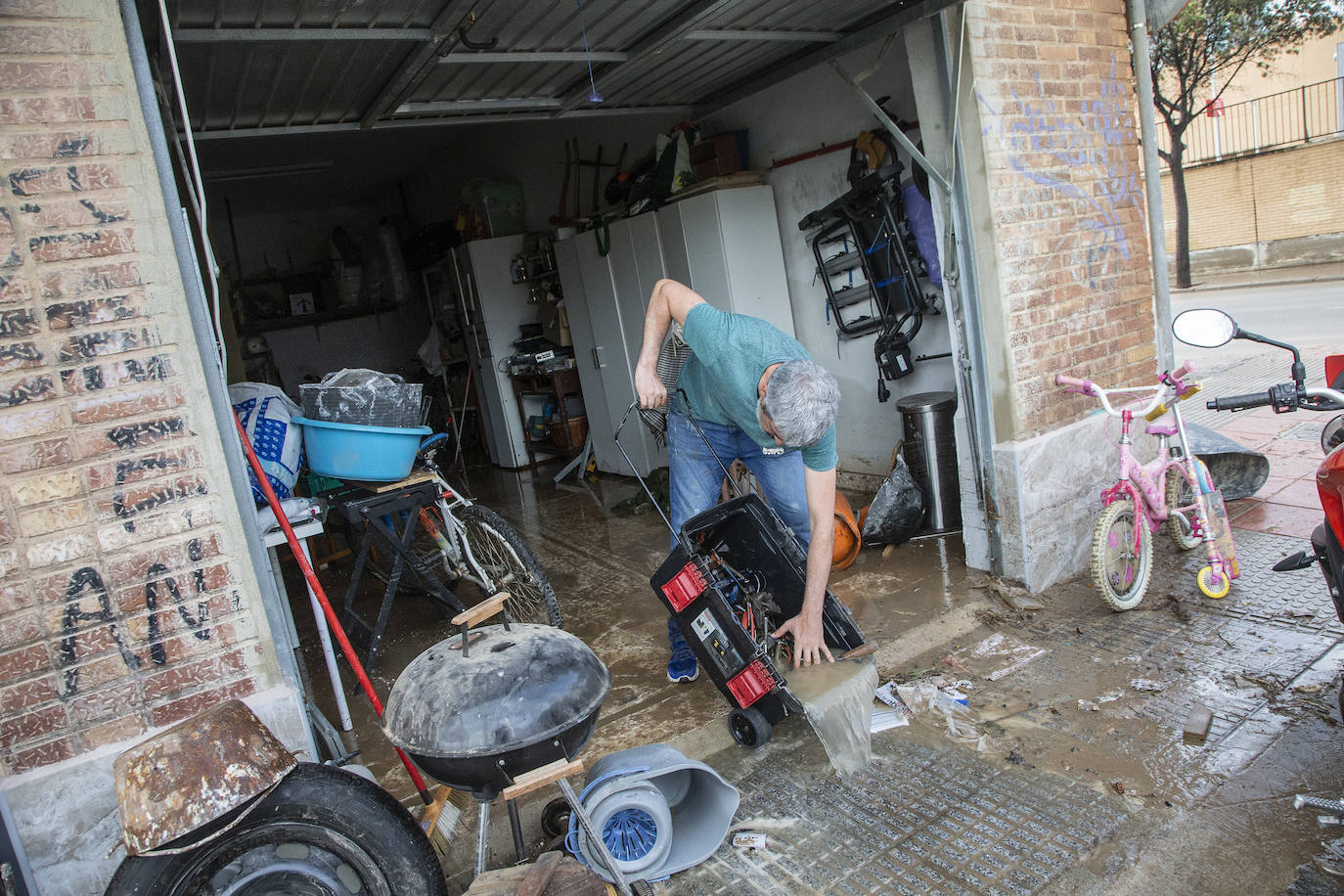 Los efectos de la DANA en Cartagena, en imágenes