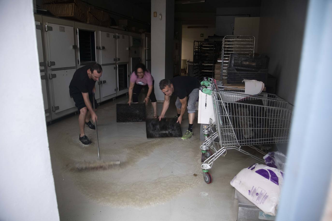 Los efectos de la DANA en Cartagena, en imágenes
