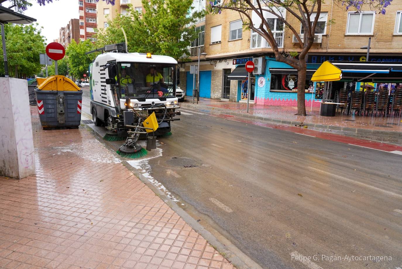Los efectos de la DANA en Cartagena, en imágenes