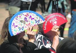 Abanicos para la campaña