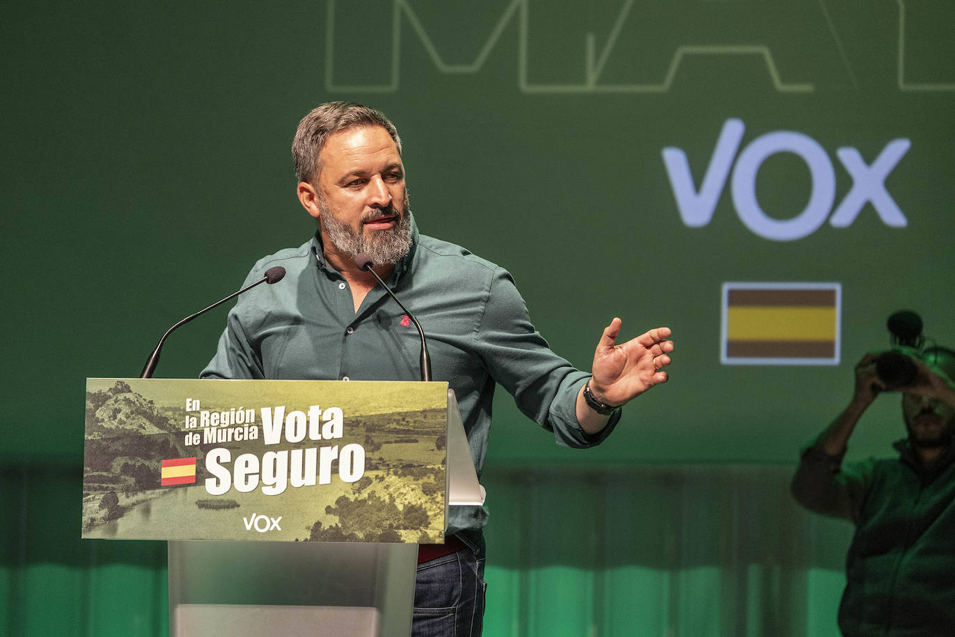 Las imágenes del mitin de Vox en Cartagena