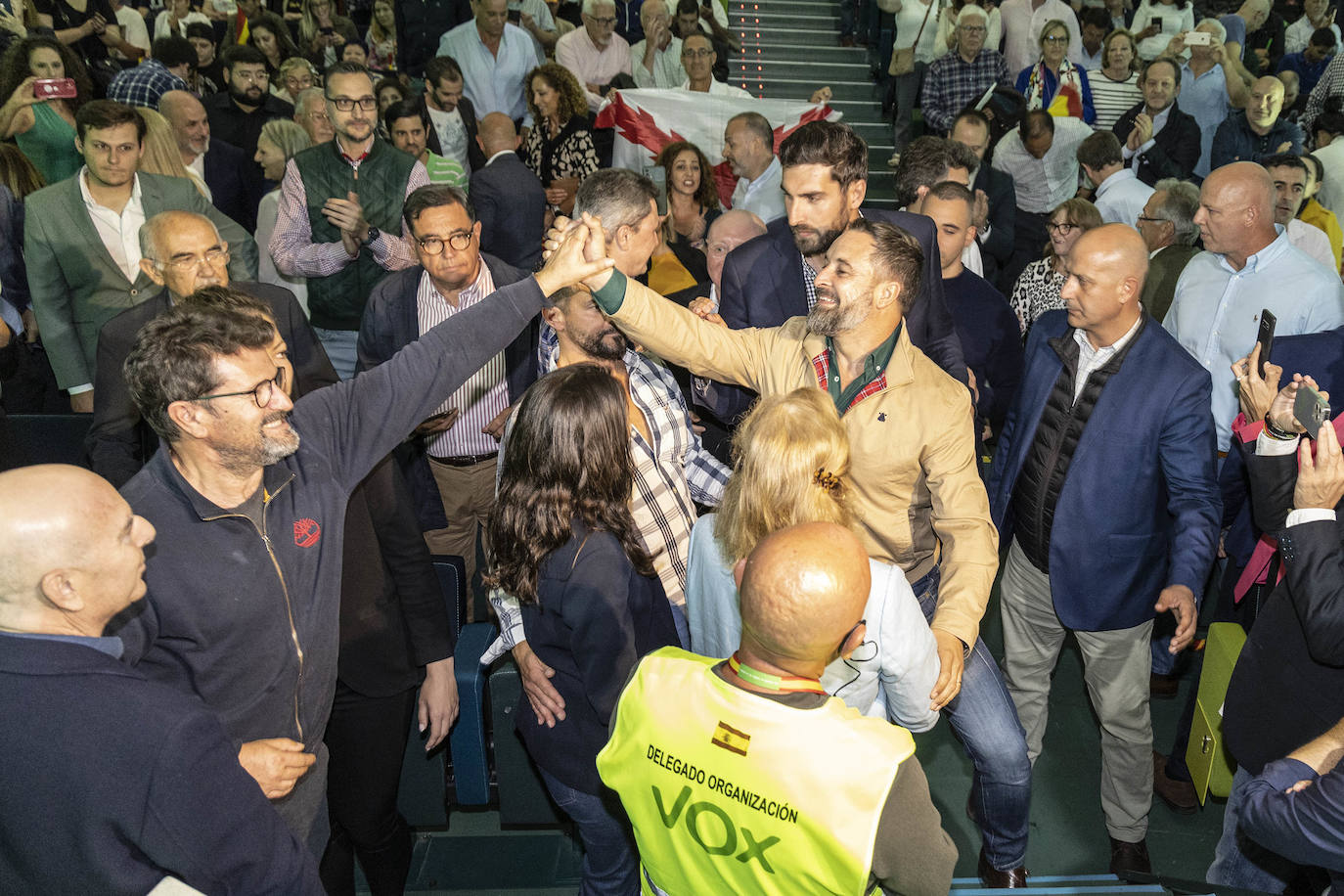 Las imágenes del mitin de Vox en Cartagena