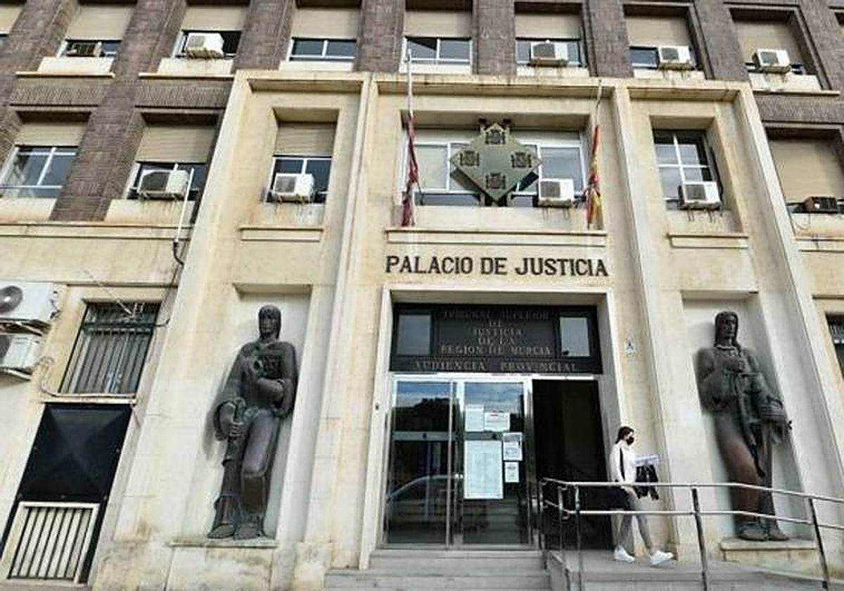 Edificio del Palacio de Justicia de Murcia, sede de la Audiencia Provincial.