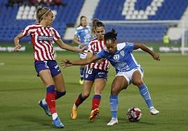 Jade Boho, del Alhama, defendida por Cardona y Maitane López.