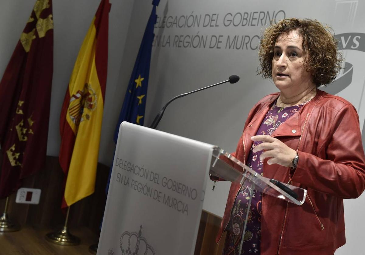 La delegada del Gobierno, Caridad Rives, este miércoles.