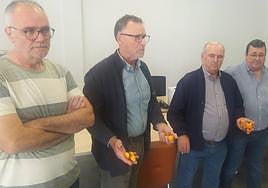 Un momento de la reunión celebrada este miércoles.