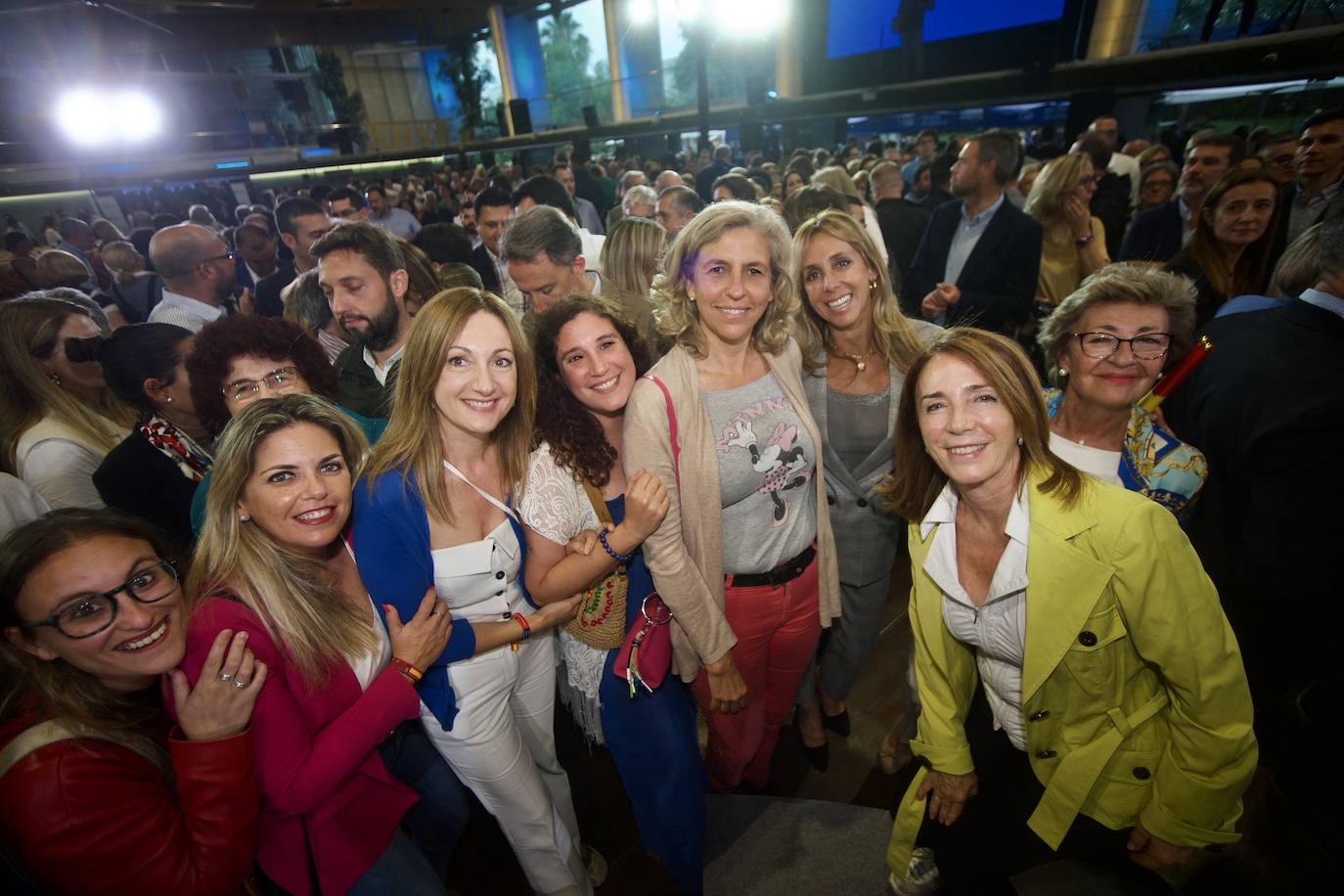 Las imágenes del mitin de Feijóo en Murcia