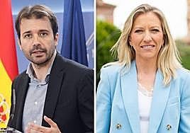 Javier Sánchez Serna y María José Ros.