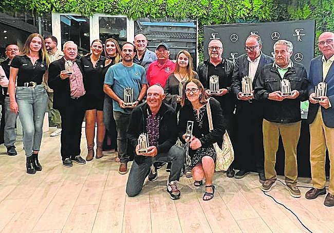 Ganadores de las distintas categorías del torneo.