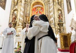 Mihaela María Rodríguez, en la celebración de la nueva profesión solemne.