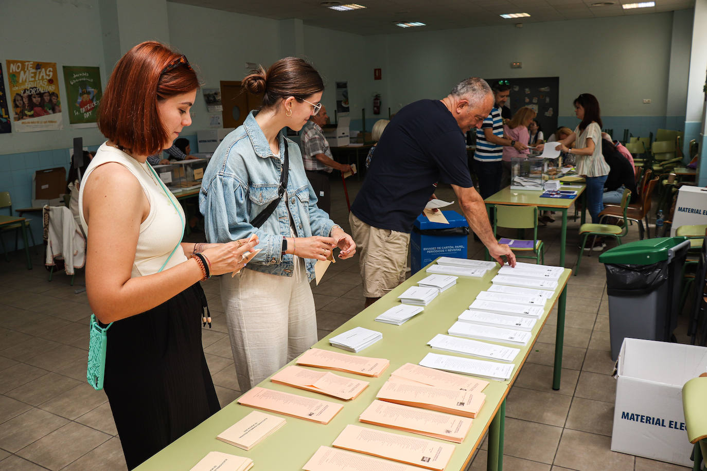 La jornada electoral, en imágenes