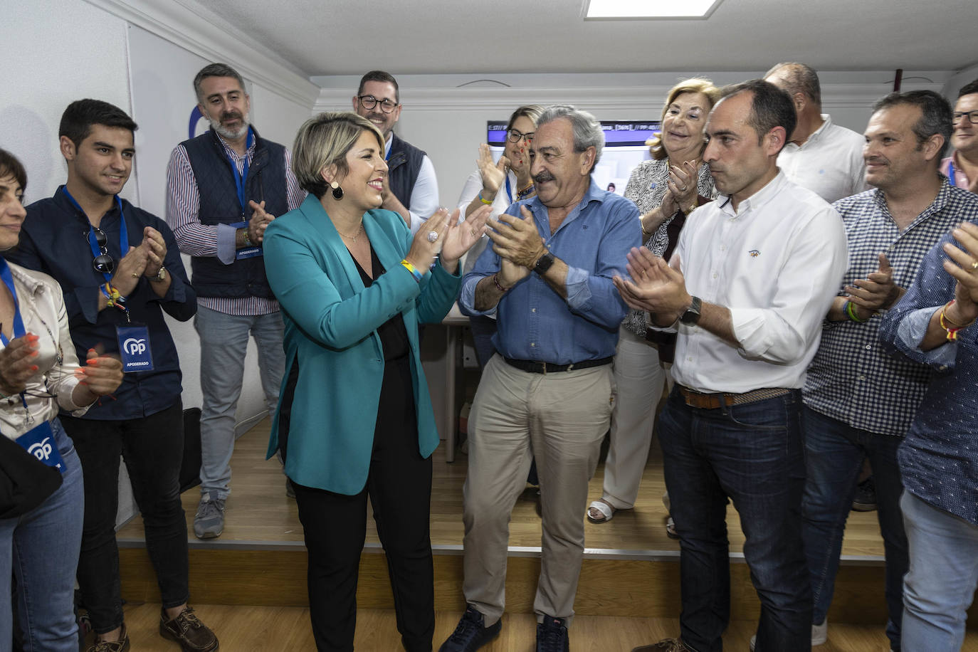 Celebración del PP de Cartagena tras ganar las elecciones