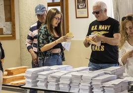 Recuento de votos de las últimas elecciones, en una imagen del 28-M.