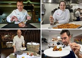 Pablo González, María Gómez, Nazario Cano y Juan Guillamón.