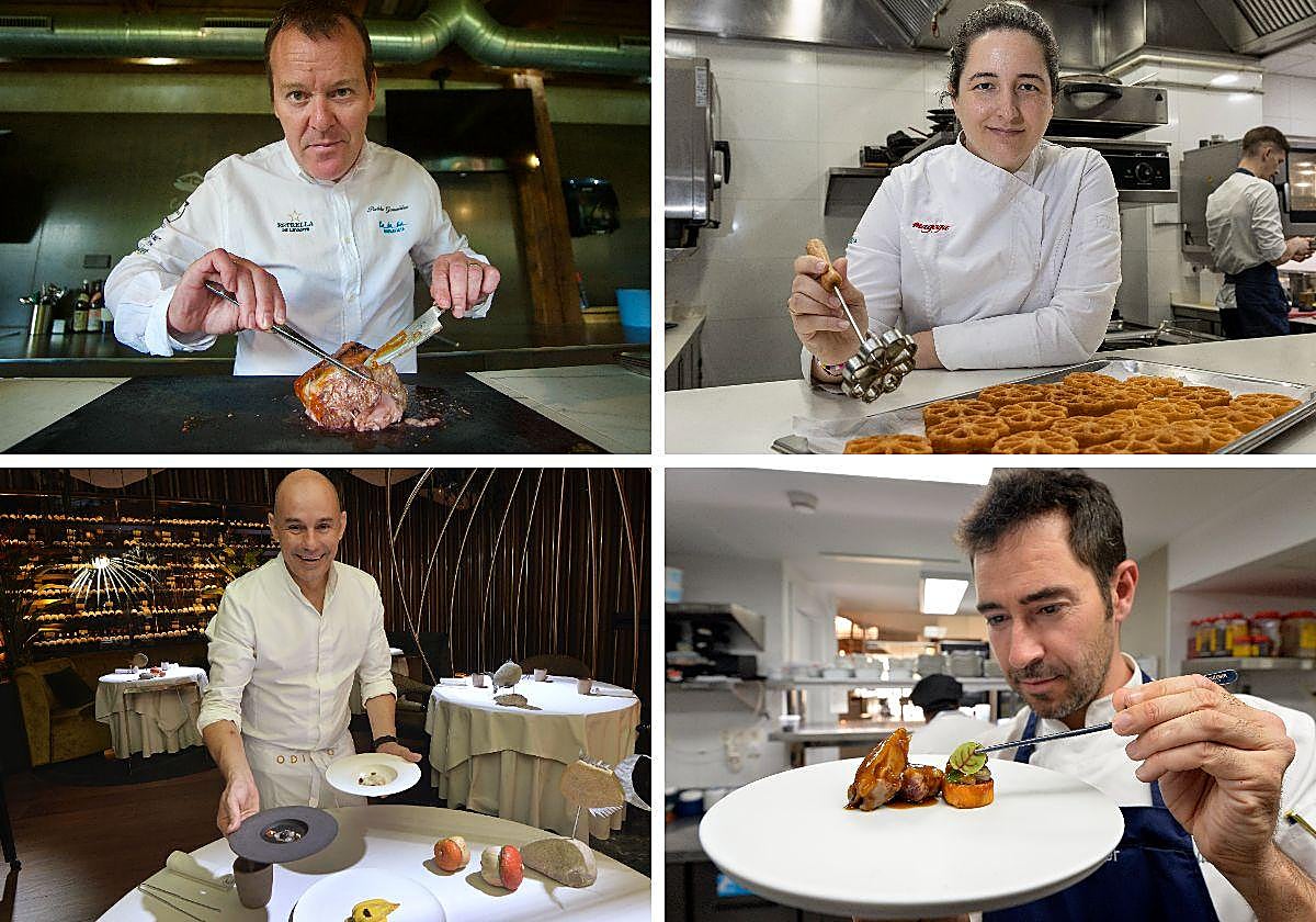 Pablo González, María Gómez, Nazario Cano y Juan Guillamón.