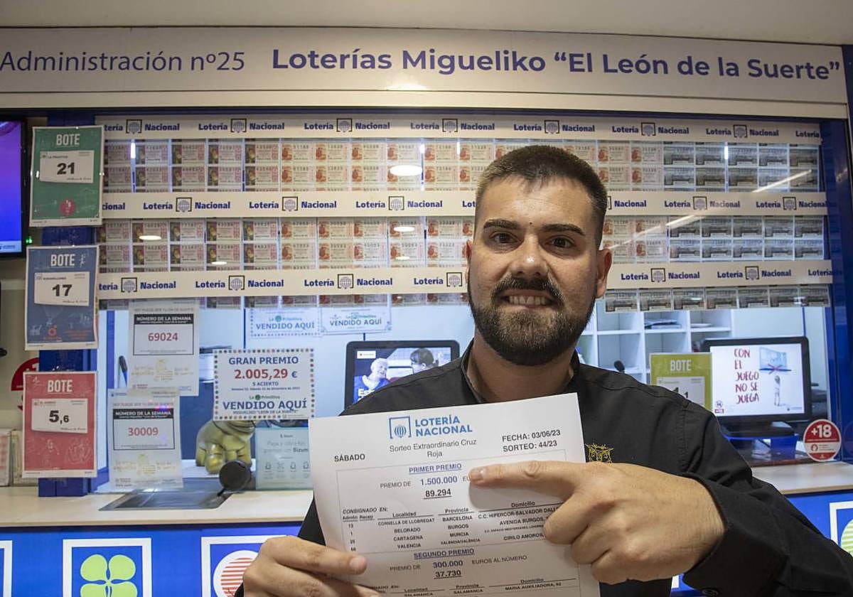 Loterías Migueliko fue la administración que repartió el número agraciado en Cartagena.