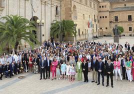 Acto de la UCAM con sus primeros alumnos de la historia.