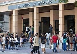 Aulario La Merced de la Universidad de Murcia, en una imagen de archivo.