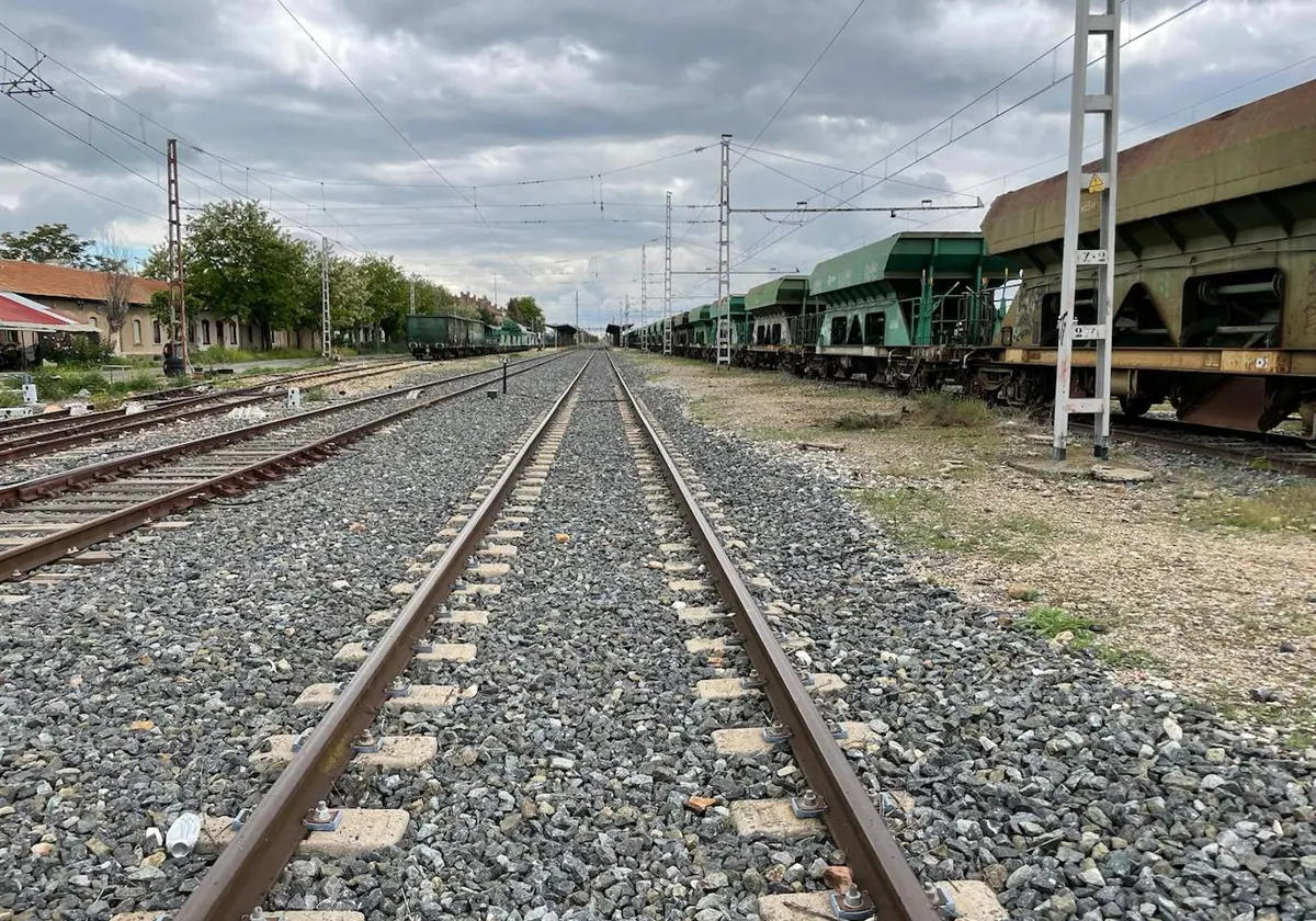 Estación de ferrocarril de Algodor, en Aranjuez, en la Comunidad de Madrid.