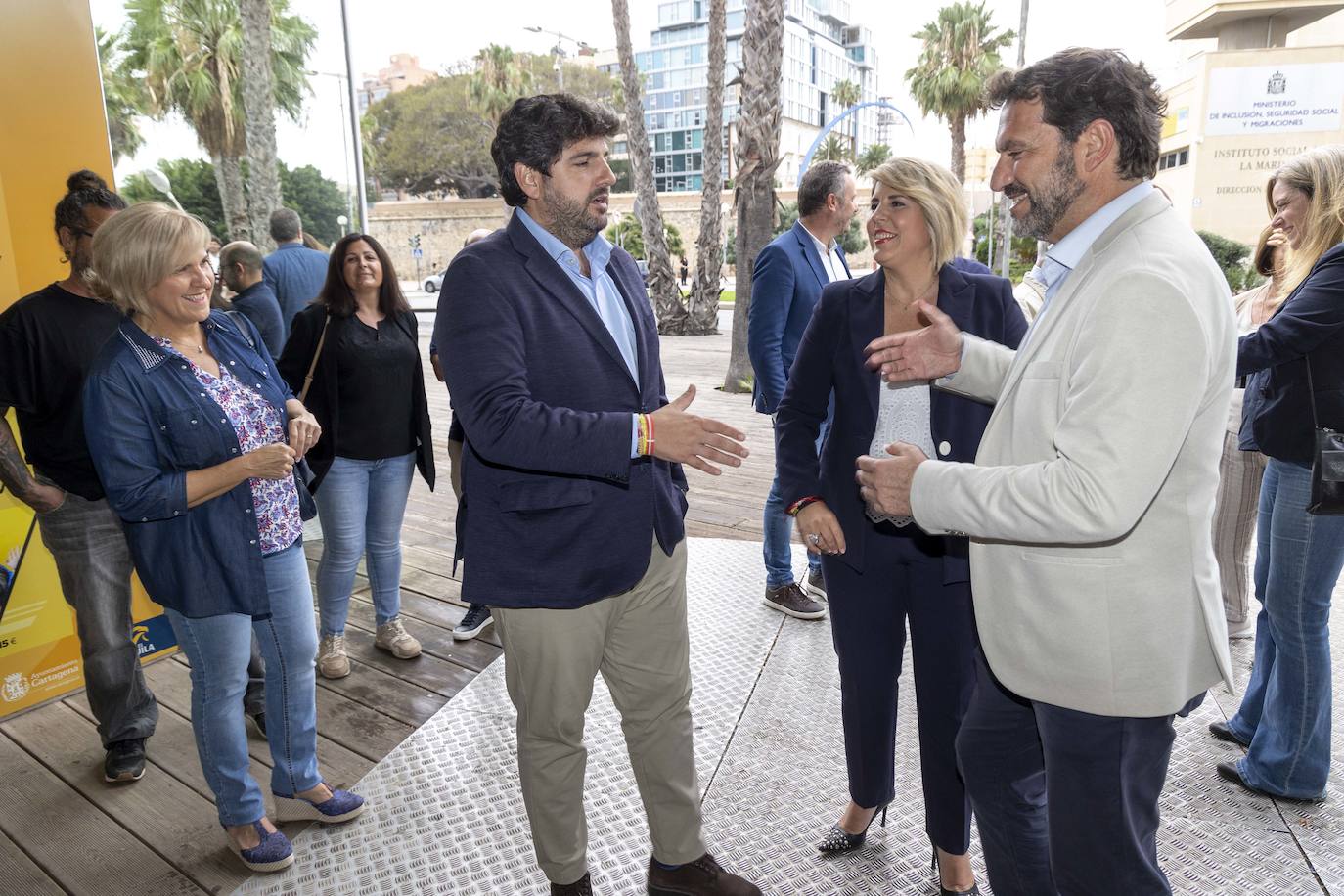 Las imágenes de la junta del PP en Cartagena