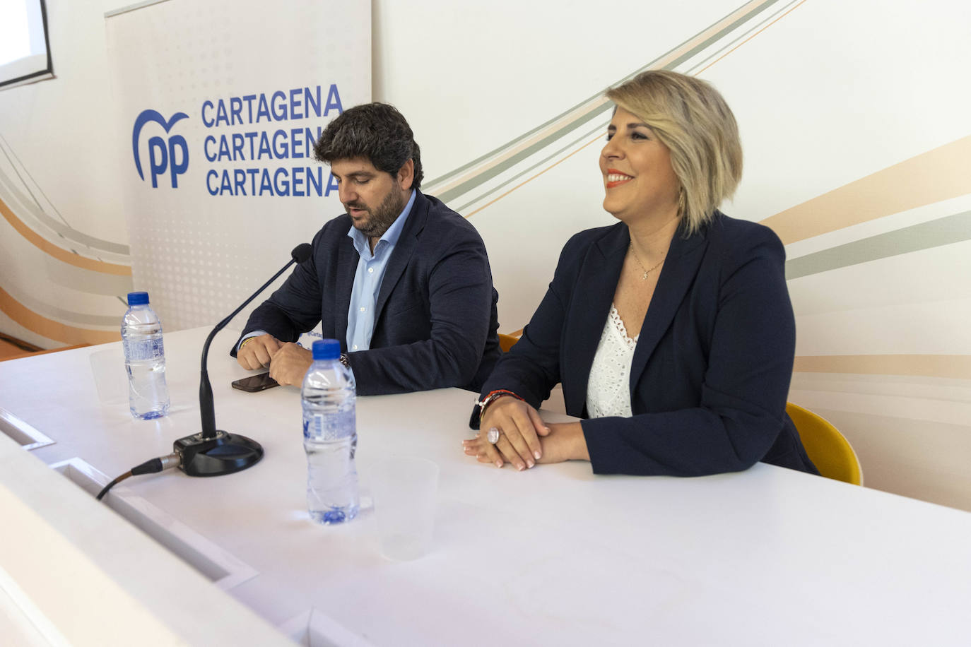 Las imágenes de la junta del PP en Cartagena