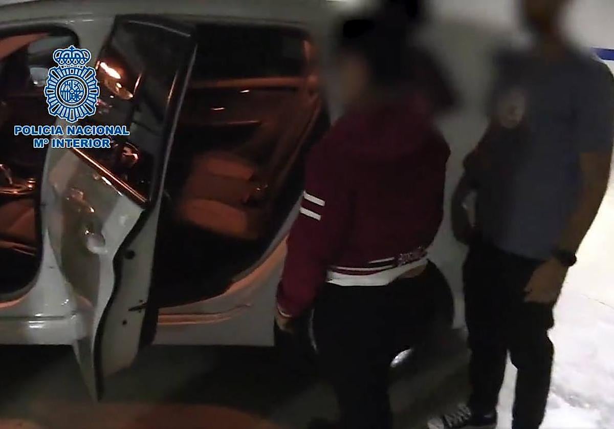 Un momento de la operación.