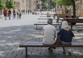 Una pareja de jubilados, en una imagen de archivo.