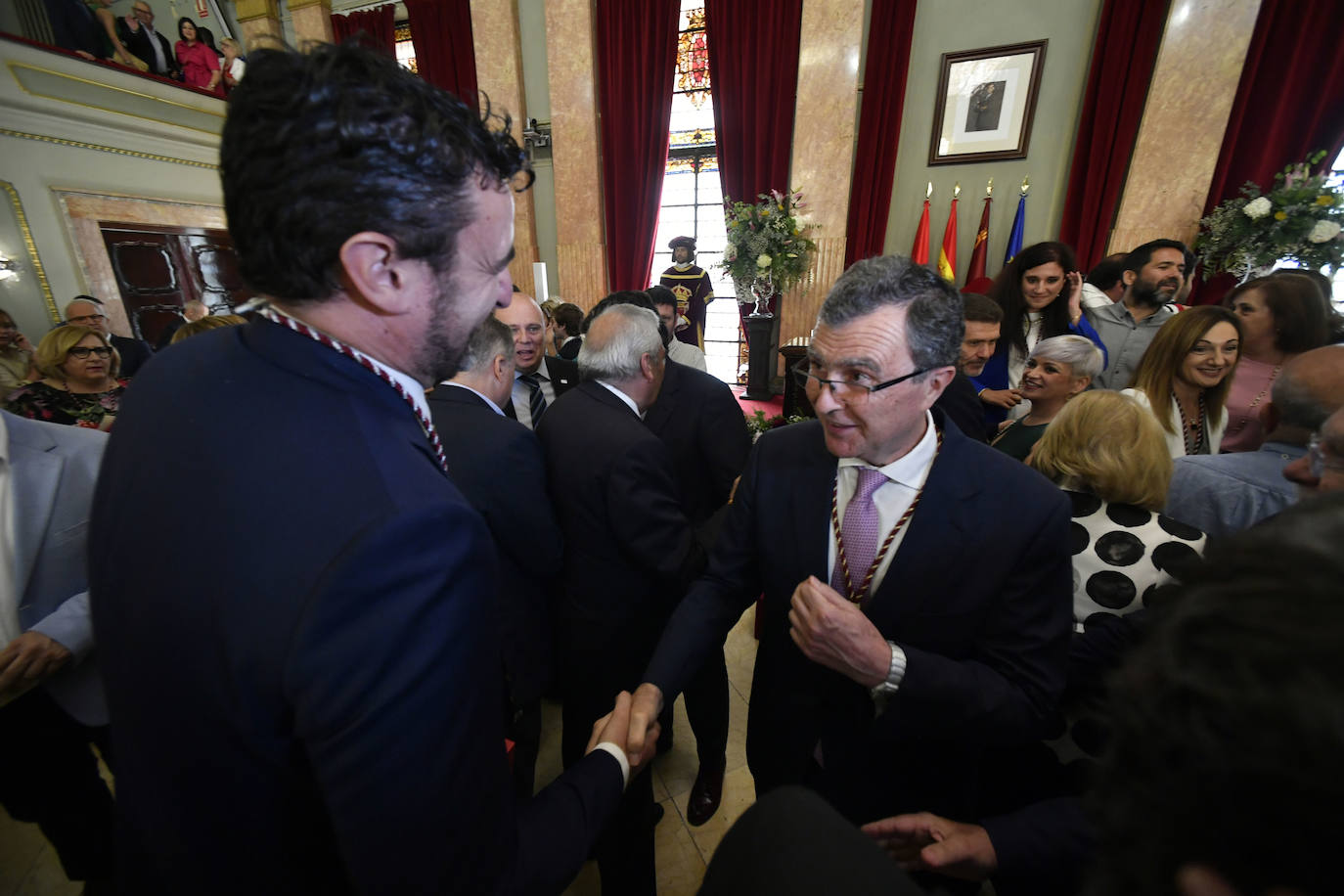 José Ballesta recupera el bastón de mando del Ayuntamiento de Murcia