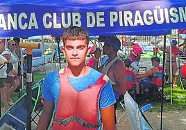 Gonzalo Molina, piragüista del Blanca Club.