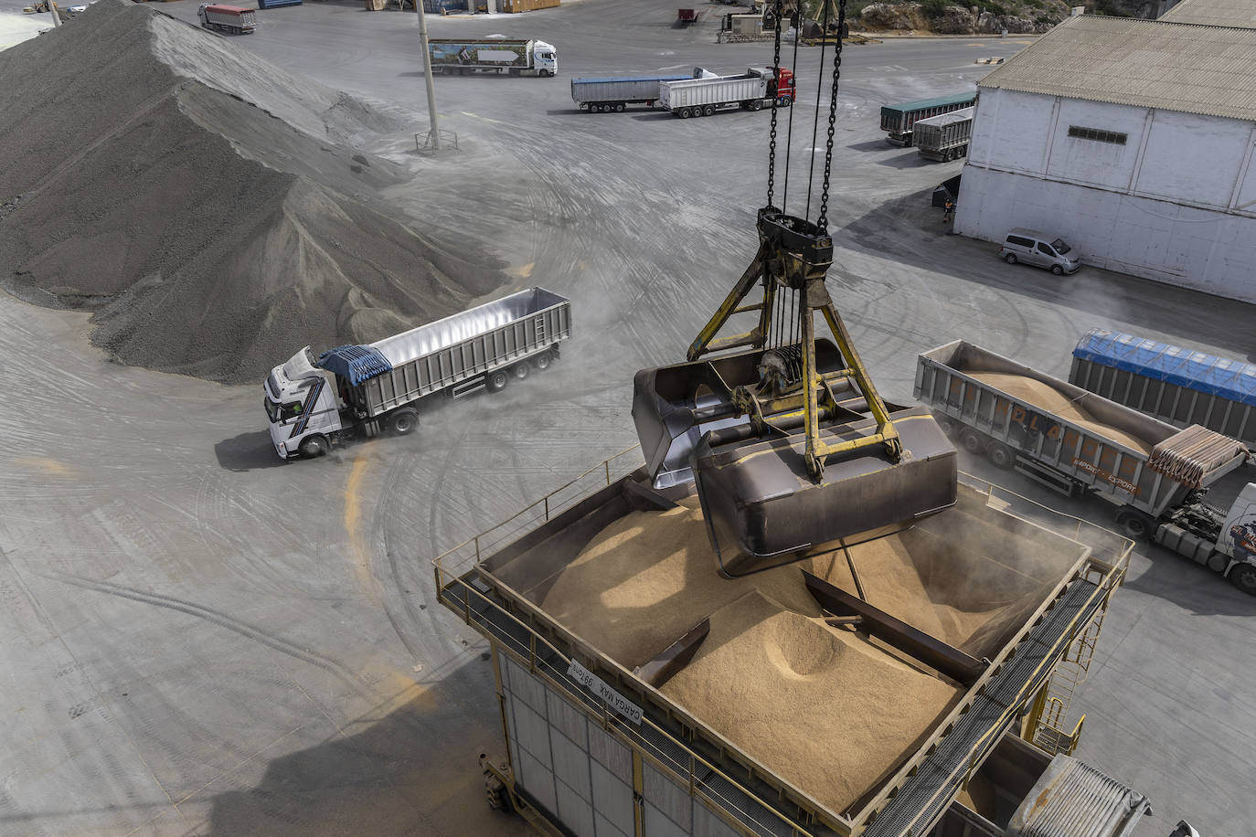 El Puerto de Cartagena es el segundo de España que más cereal importa