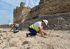 Obras de restauración del Castillejo de Monteagudo, en imágenes