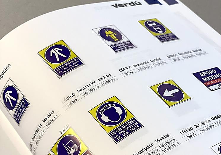 Interior del nuevo catálogo de protección laboral de Verdú