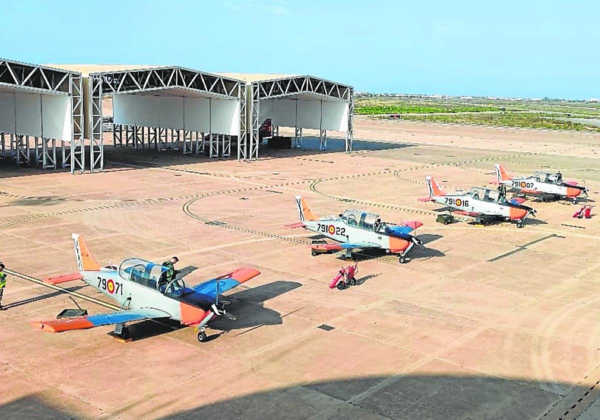 La AGA de San Javier despide a sus E-26 'Tamiz'