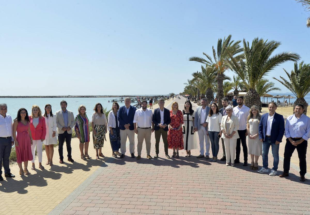 Presentación de los candidatos del PP al Congreso y Senado, este sábado en San Pedro del Pinatar.