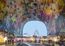 El Markthal de Róterdam.