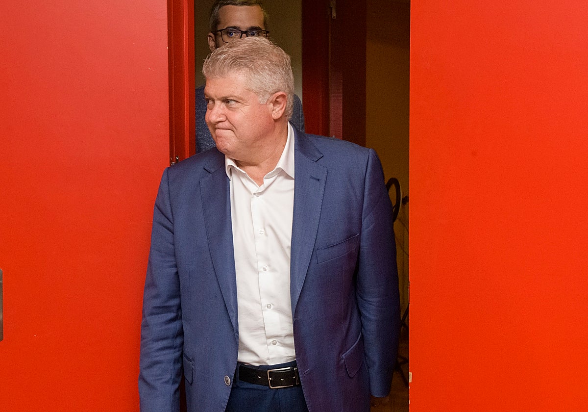 El secretario general del PSRM, José Vélez, en una foto de archivo.