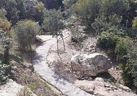 Obras en el entorno del Salto del Usero.