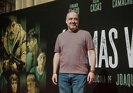 Joaquín Carmona Hidalgo, durante el preestreno de 'Últimas voluntades' en Murcia.