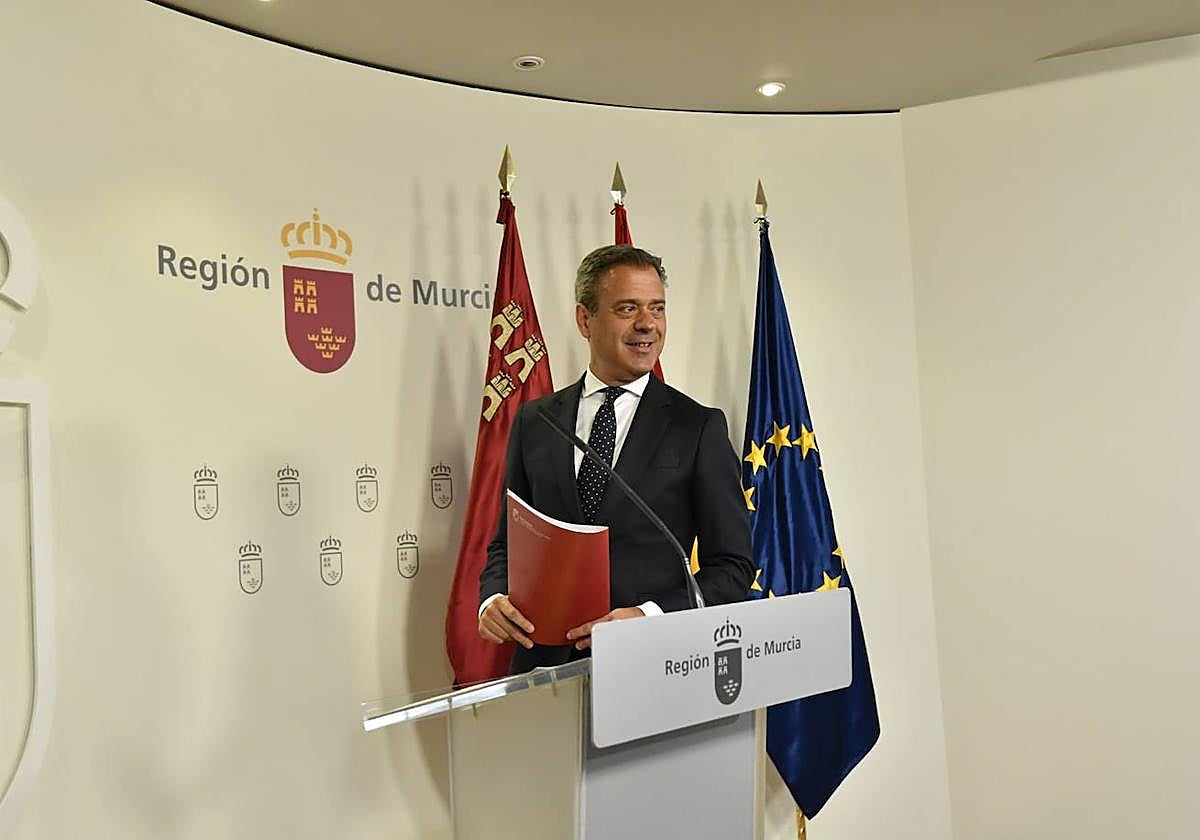 Marcos Ortuño, este jueves.