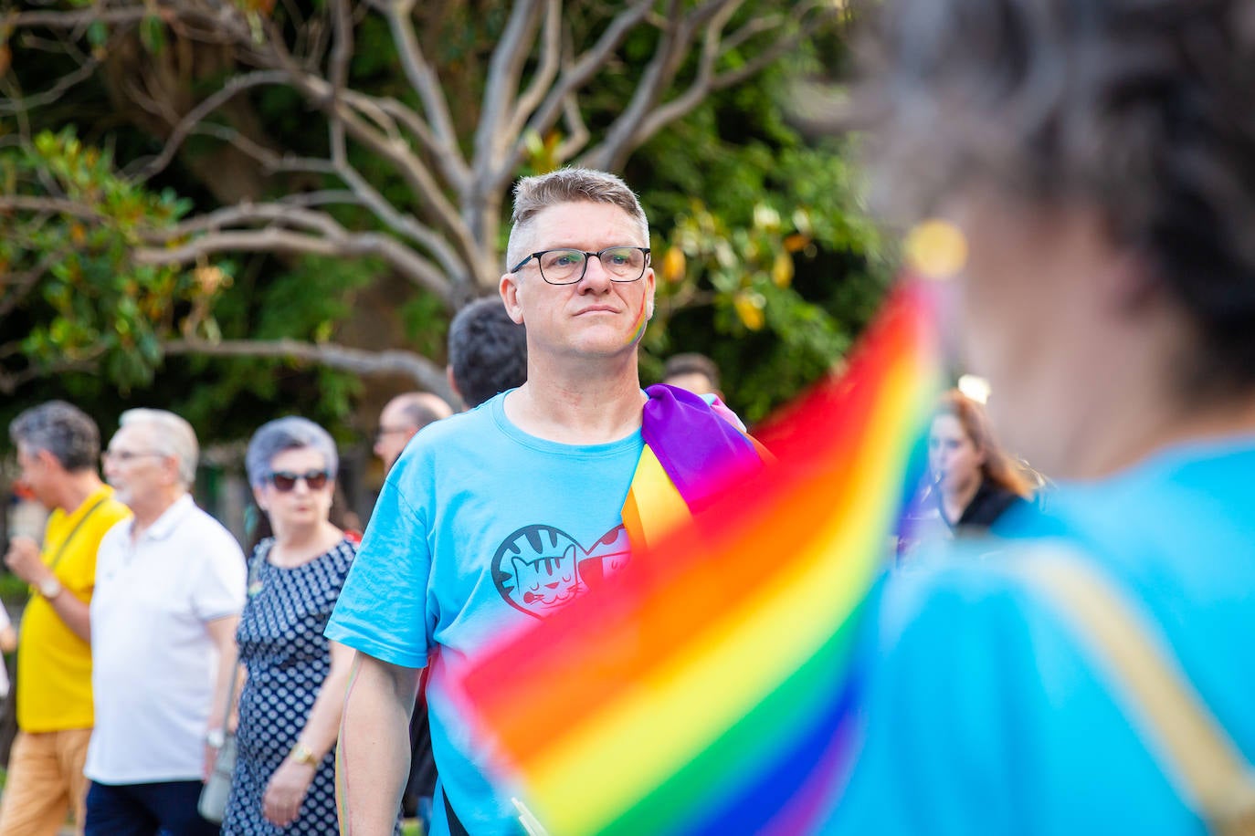 El Orgullo protesta contra la entrada de la ultraderecha en el gobierno de Orihuela