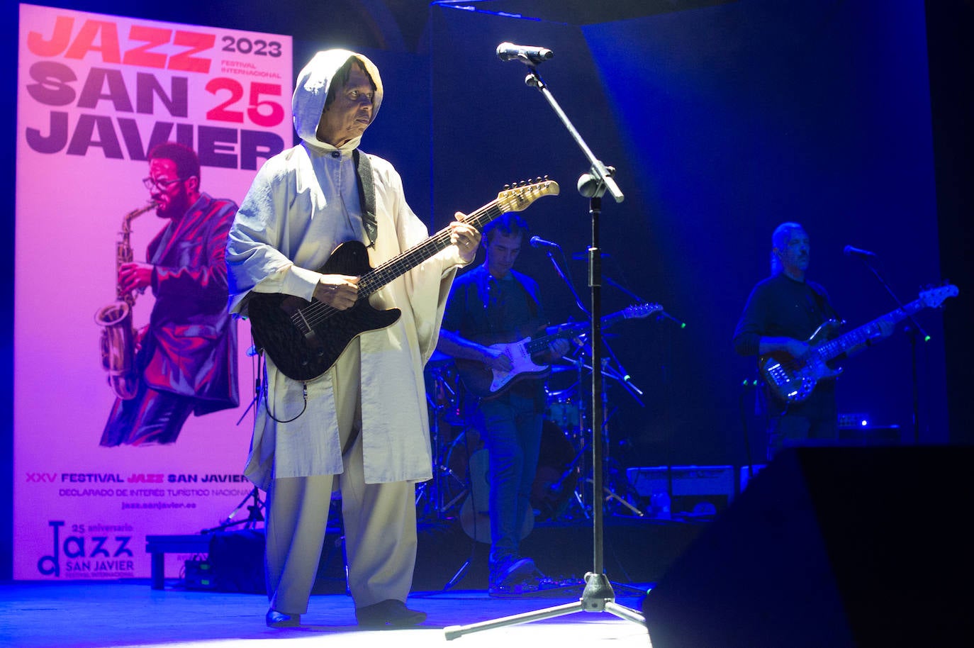 El concierto de Djavan en el Festival Internacional de Jazz de San Javier, en imágenes