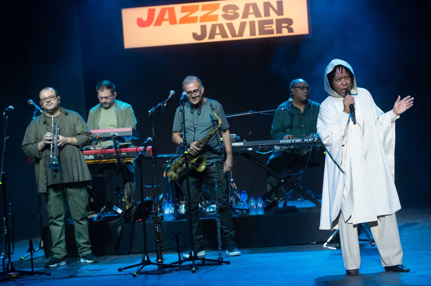 El concierto de Djavan en el Festival Internacional de Jazz de San Javier, en imágenes