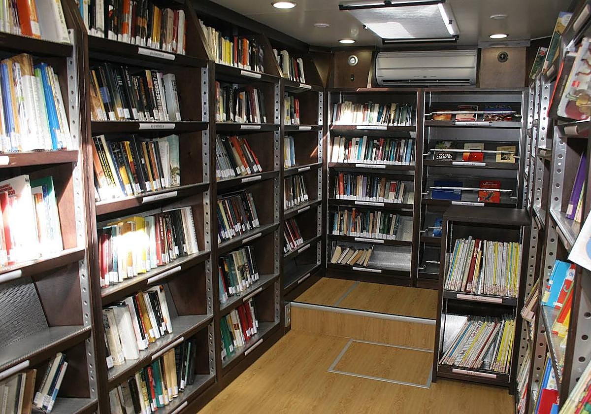 Un bibliobus, en imagen de archivo.