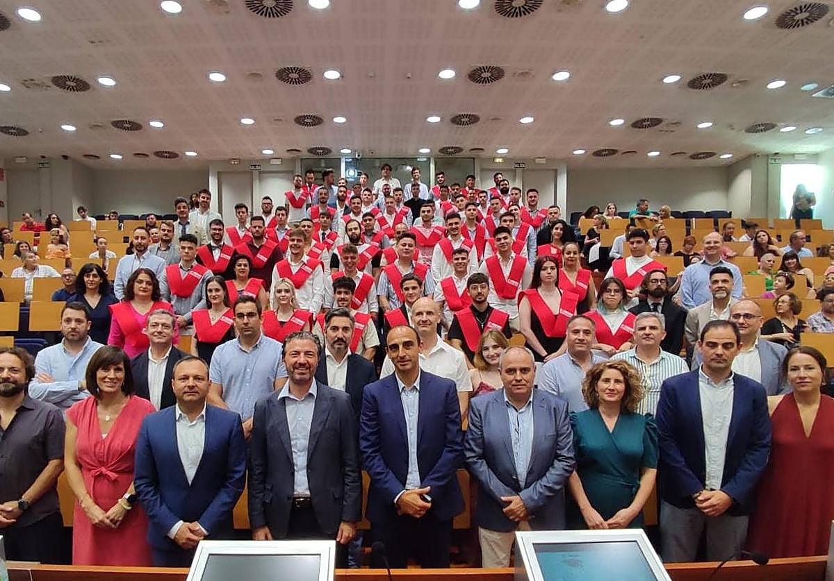 Graduación de los alumnos del Centro Integrado de Formación Profesional.