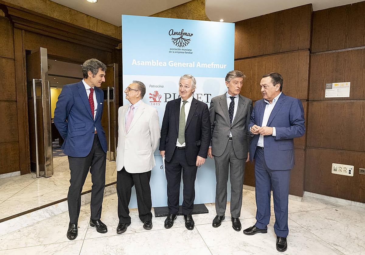 Luis Sánchez, Tomás Fuertes, César Pérez, José María Tortosa y José María Albarracín.