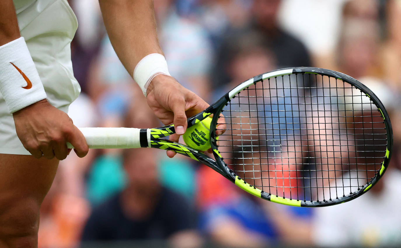 El partido entre Carlos Alcaraz y Jarry en Wimbledon, en imágenes