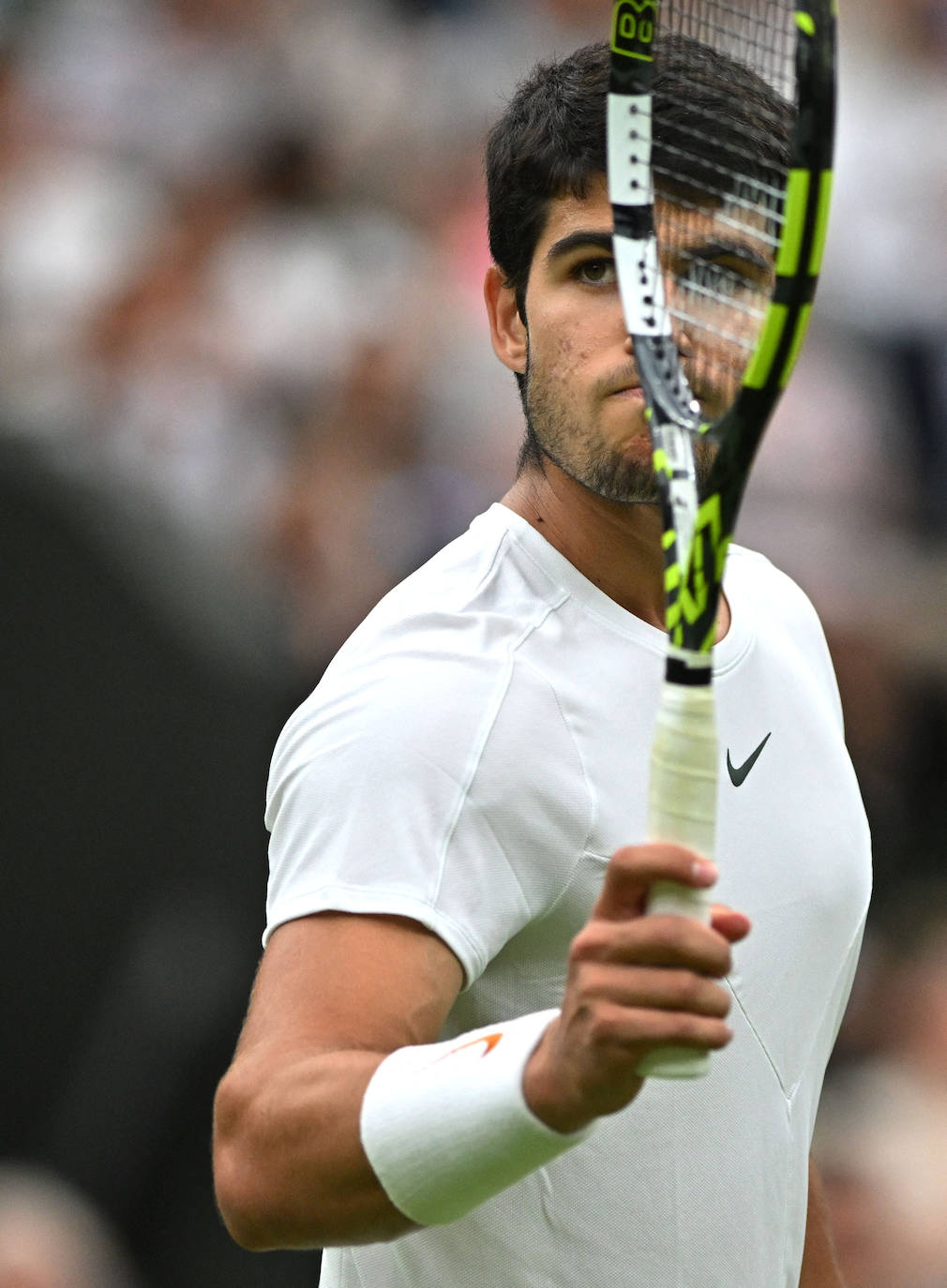 El partido entre Carlos Alcaraz y Jarry en Wimbledon, en imágenes