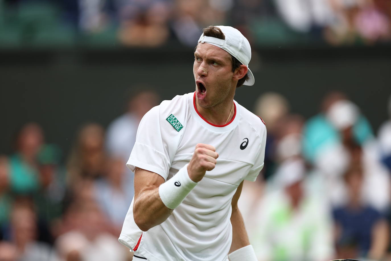 El partido entre Carlos Alcaraz y Jarry en Wimbledon, en imágenes